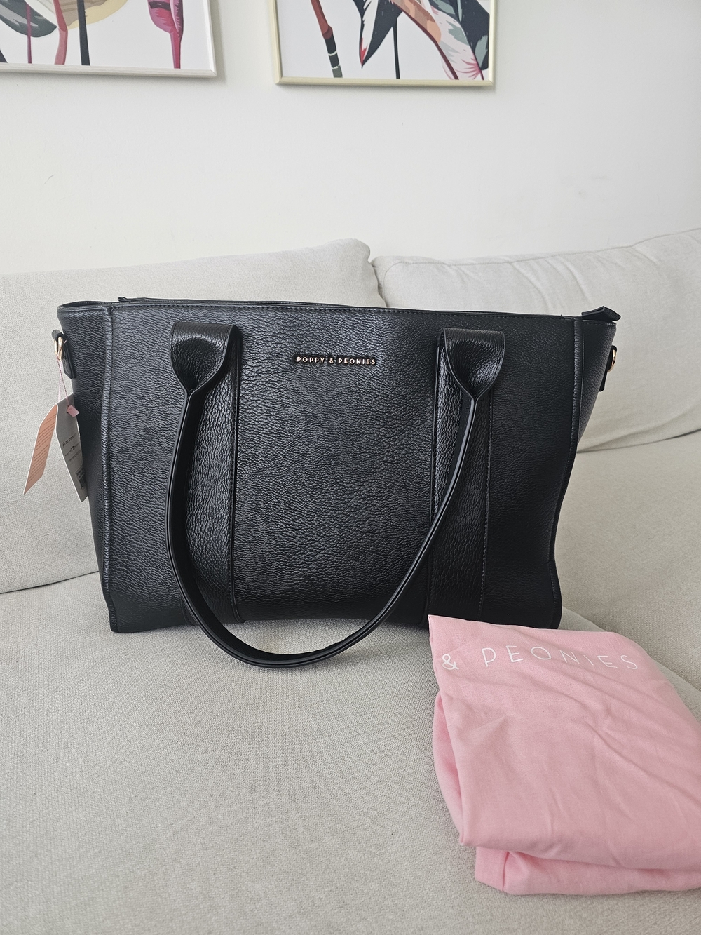 Poppy & Peonies Multitasker Tote